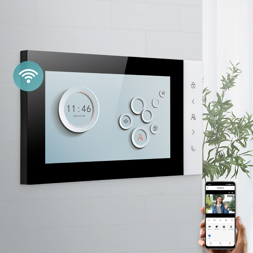 Video Doorbell - HOMSECUR XM716D Внутренний монитор с поддержкой