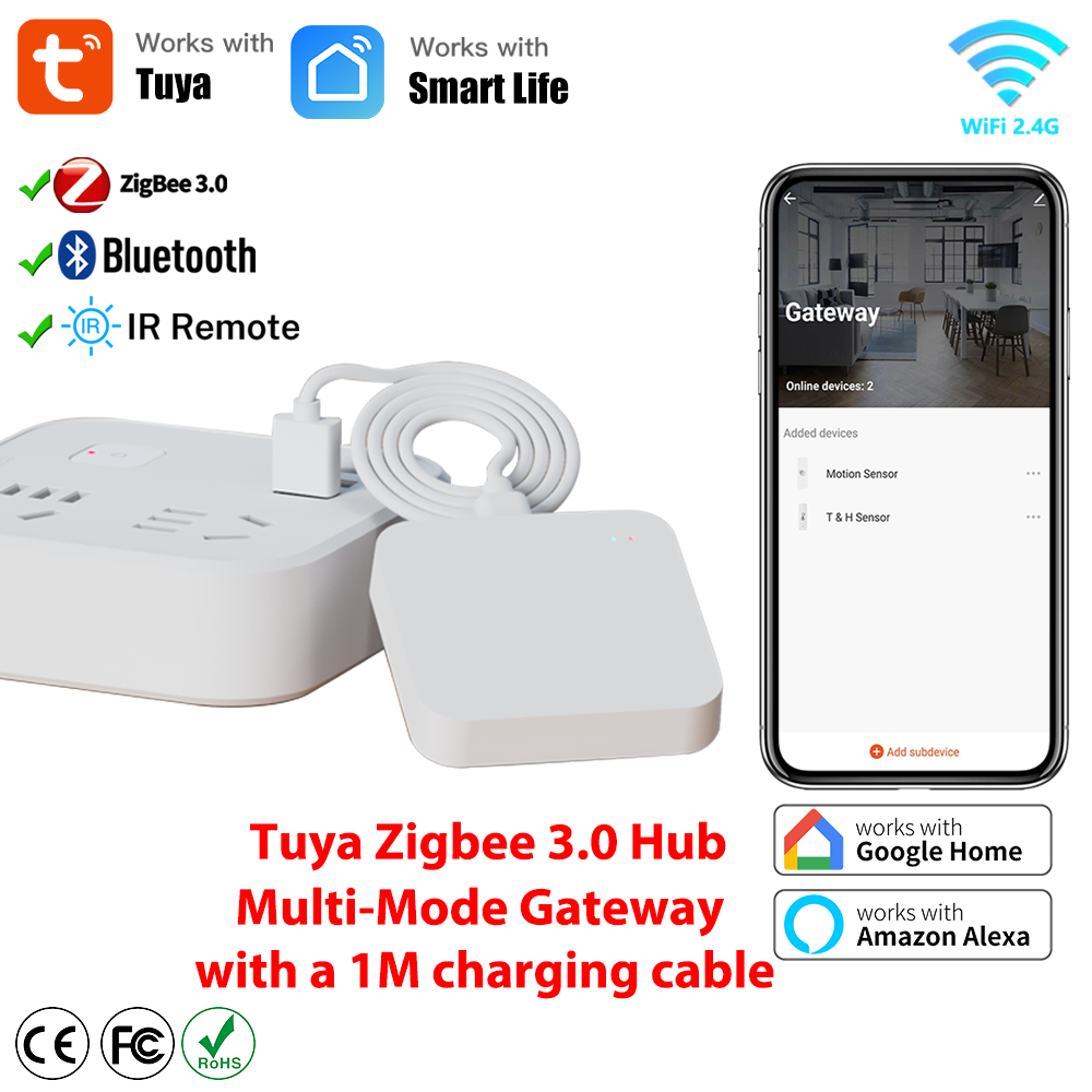 Smart Home Wifi Hub - Беспроводной концентратор Tuya Zigbee, Bluetooth-совместимый шлюз