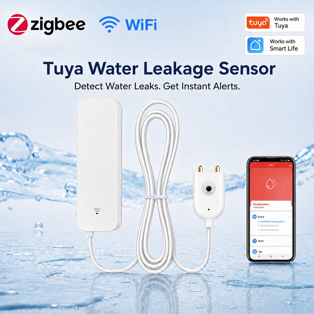 Wifi Water Sensor - Датчик протечки воды ZigBee WiFi, сигнализация