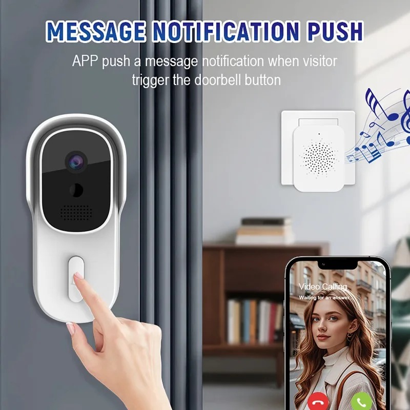 Video Doorbell - Умный видеодомофон Tuya с двусторонней связью,