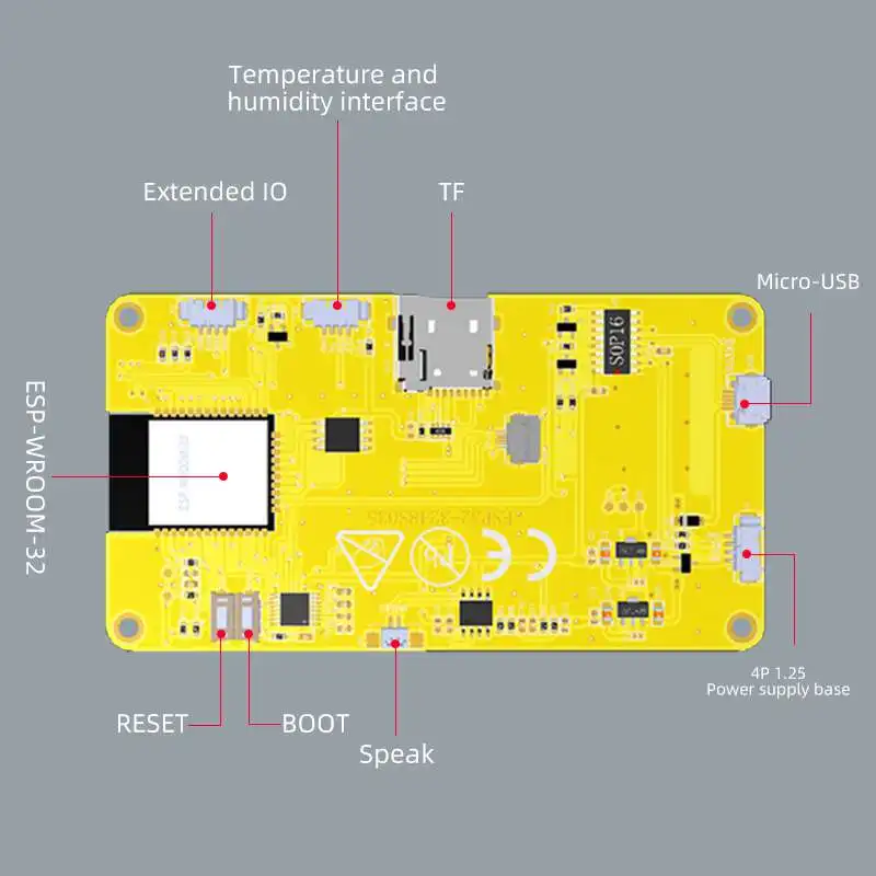 Smart Home Arduino - ESP32-3248S035 3,5-дюймовый интеллектуальный ЖК-дисплейный модуль 320x480