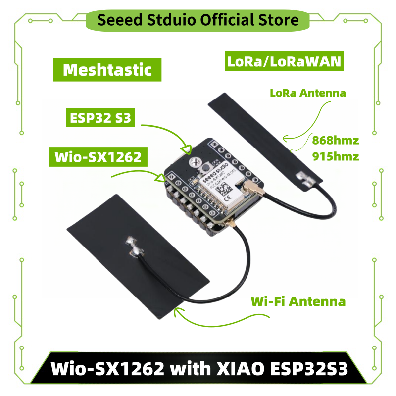Smart Home Arduino - Модуль ESP32 S3 LoRa Meshtastic SX1262