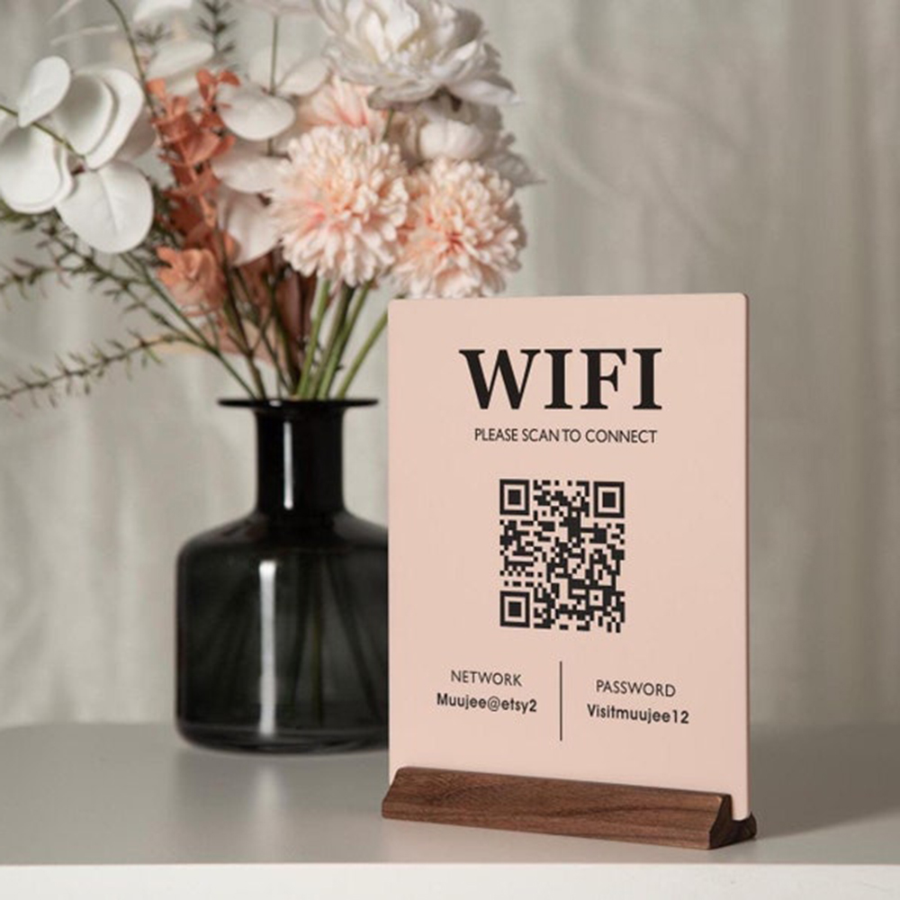 Airbnb Smart Home - Лидер продаж, акриловая вывеска с Wi-Fi
