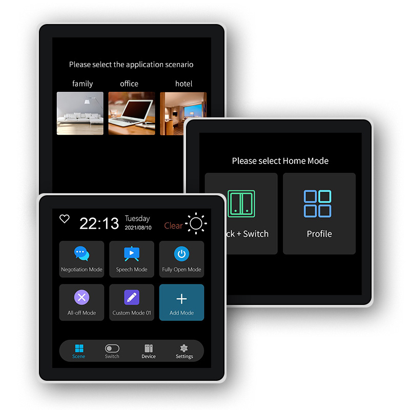Smart Home Gadgets - FUERS 4-дюймовый сенсорный экран Многофункциональный умный