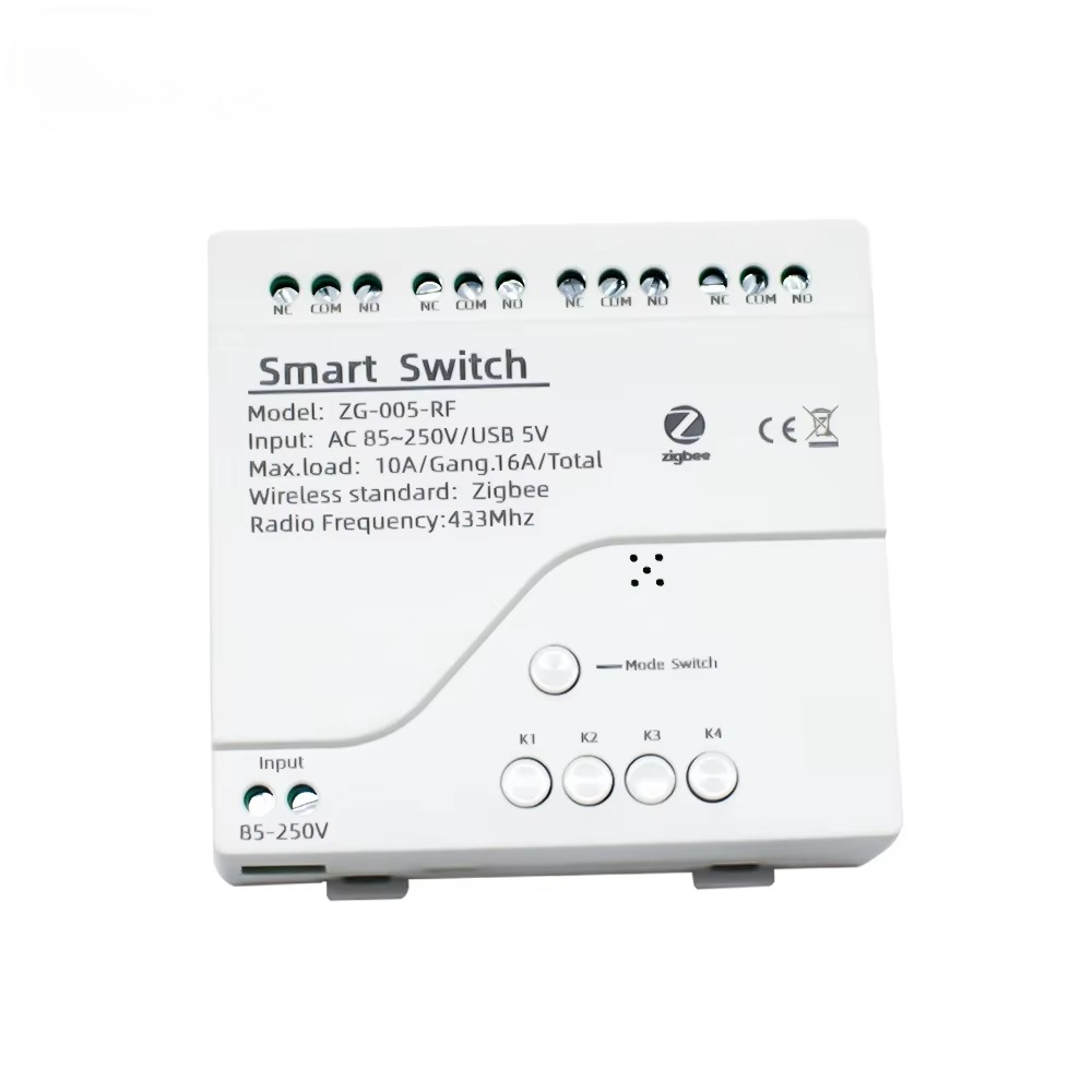 Smart Home Usb - Модуль реле Tuya 4CH Zigbee, USB