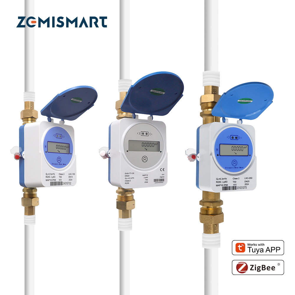 Smart Home Gadgets - Умный ультразвуковой счетчик воды Zemismart Zigbee