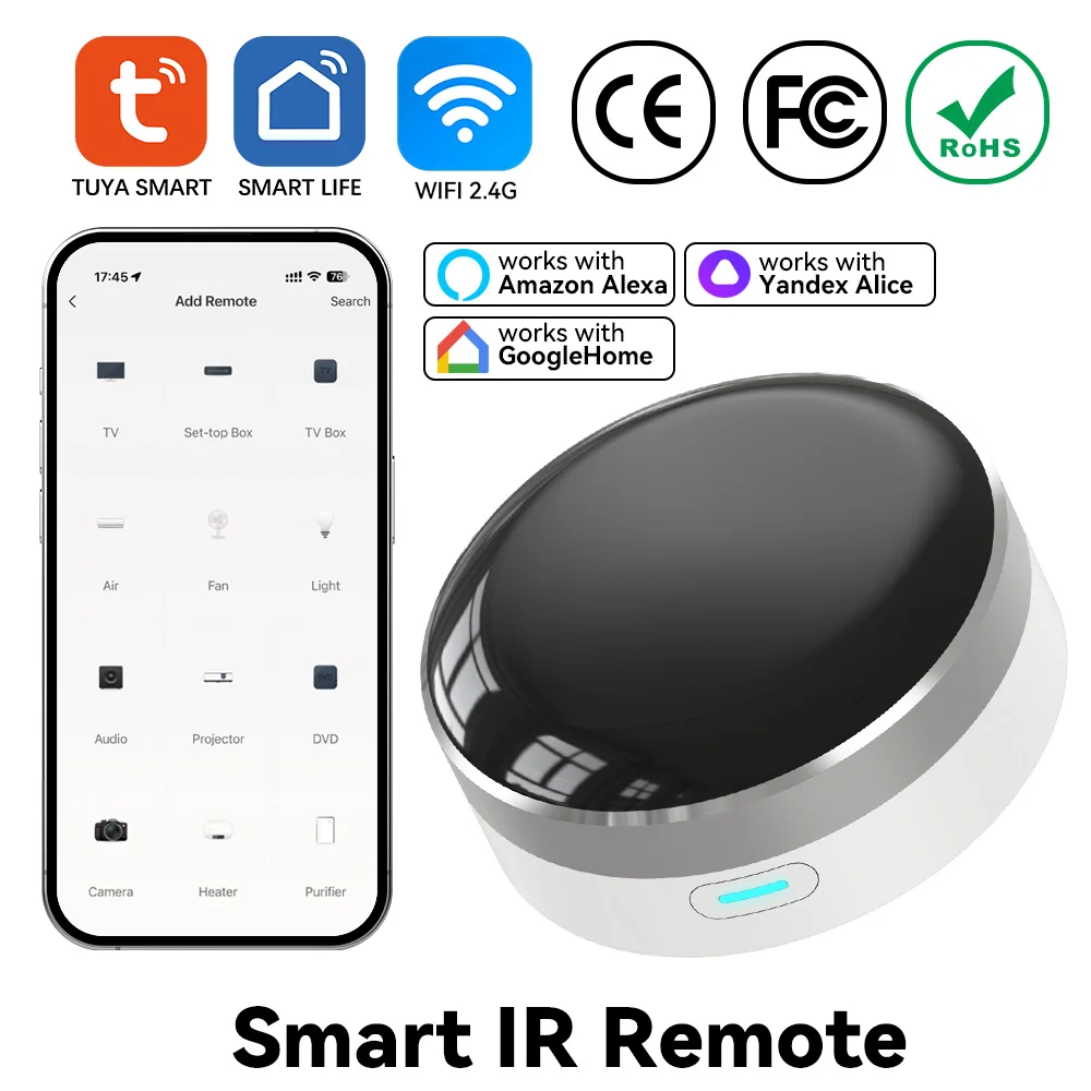 Smart Home Wifi Hub - YFK Универсальный ИК-пульт дистанционного управления WiFi