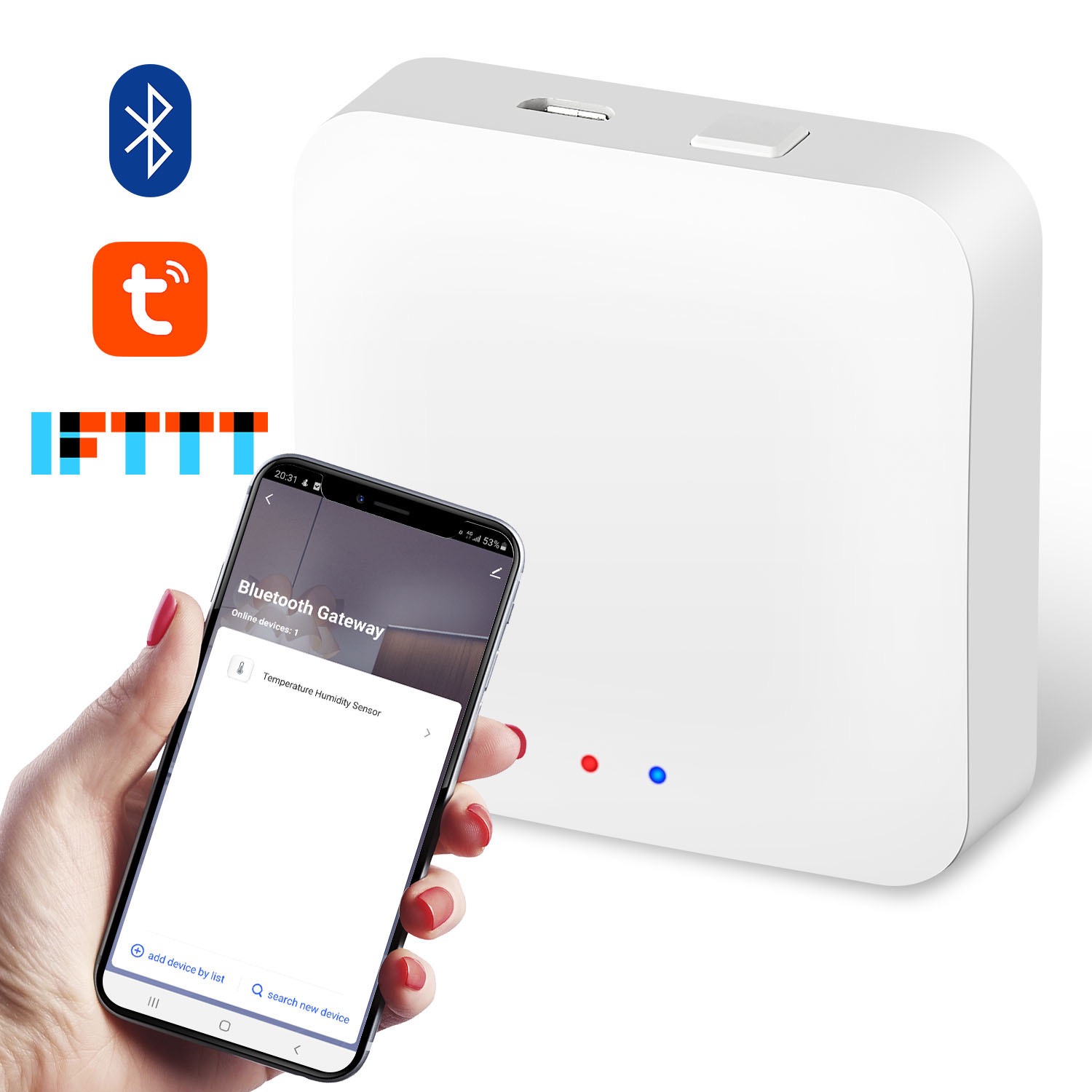 Smart Home Wifi Hub - Многофункциональный шлюз Tuya ZigBee для умного