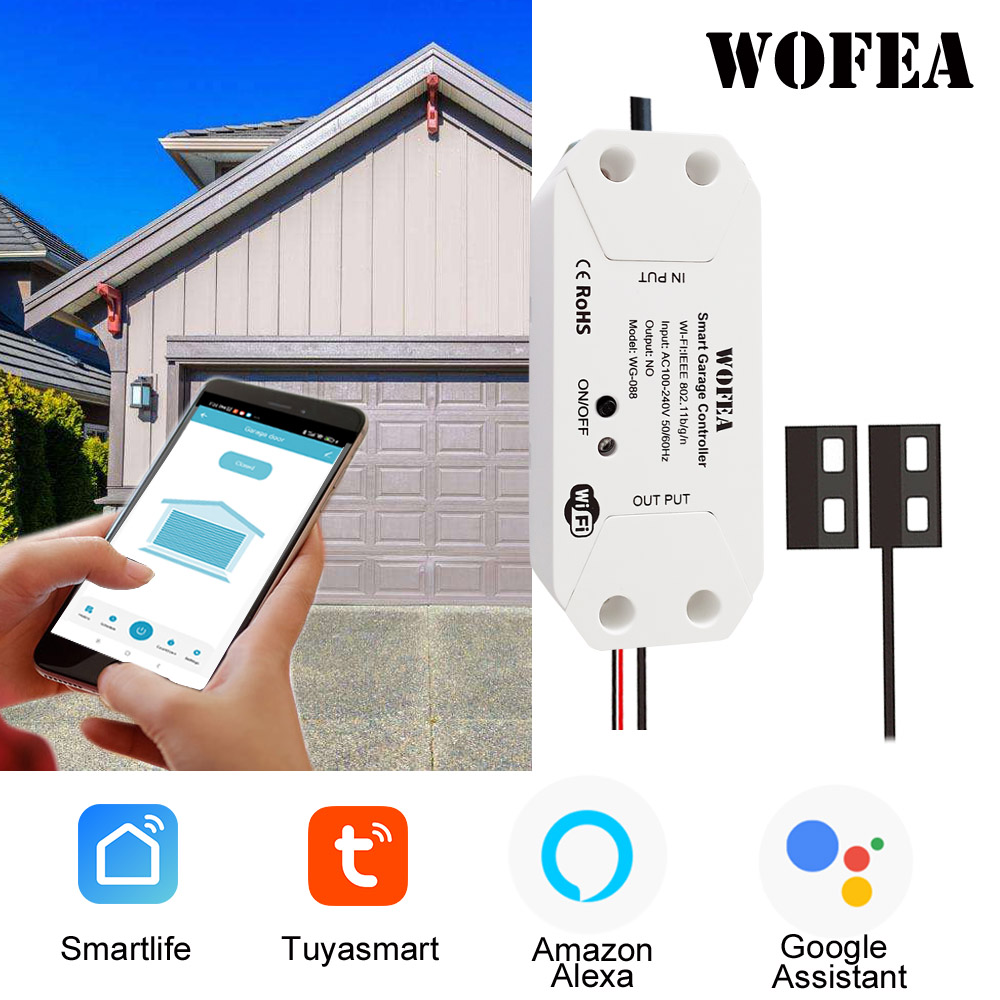 Smart Home Wifi Hub - Контроллер открывания/закрывания гаражных ворот Wofea Tuya