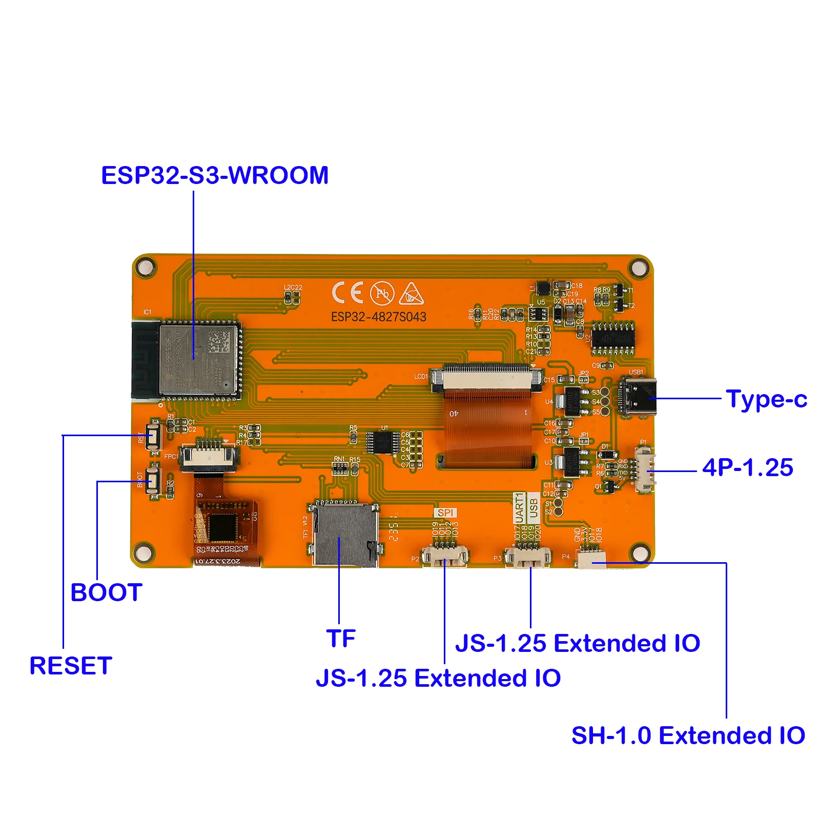 ESP32-4827S043C 4.3-дюймовый и – обзор и цена Smart Home Arduino