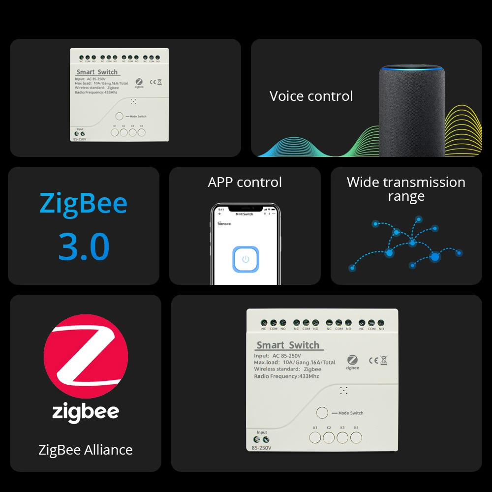Модуль управления реле Zigbee  – обзор и цена Smart Home Wifi Hub