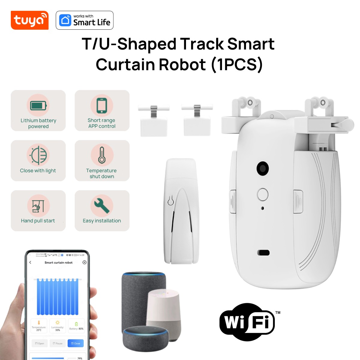 Робот Tuya Smart WiFi Curtain  – обзор и цена Smart Home Wifi Hub