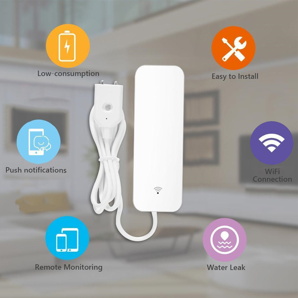 Датчик утечки воды Tuya Wi-Fi, – обзор и цена Wifi Water Sensor