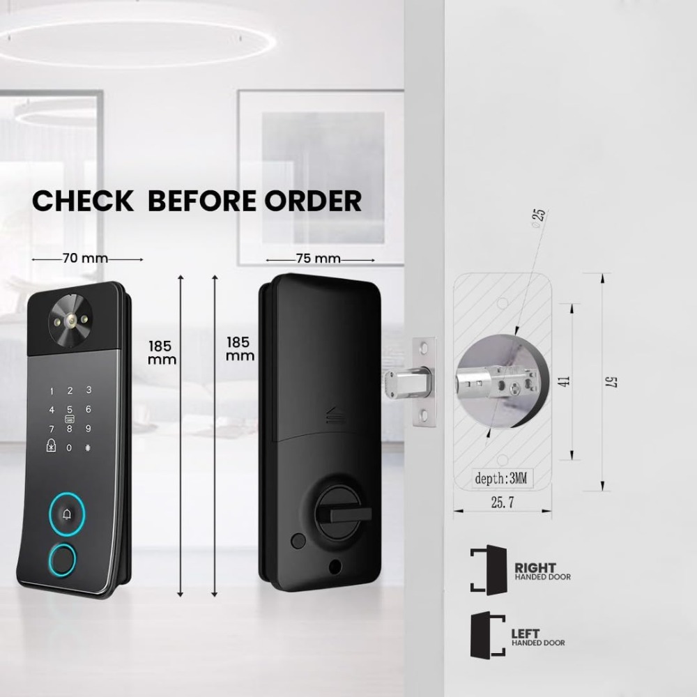 Умный дверной замок с камерой, – обзор и цена Video Doorbell