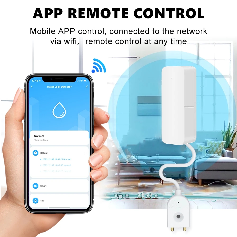 Умный датчик утечки воды Tuya, – обзор и цена Wifi Water Sensor