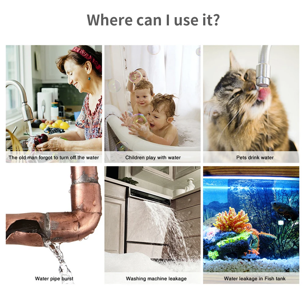 Датчик воды Tuya Wi-Fi Zigbee, – обзор и цена Wifi Water Sensor