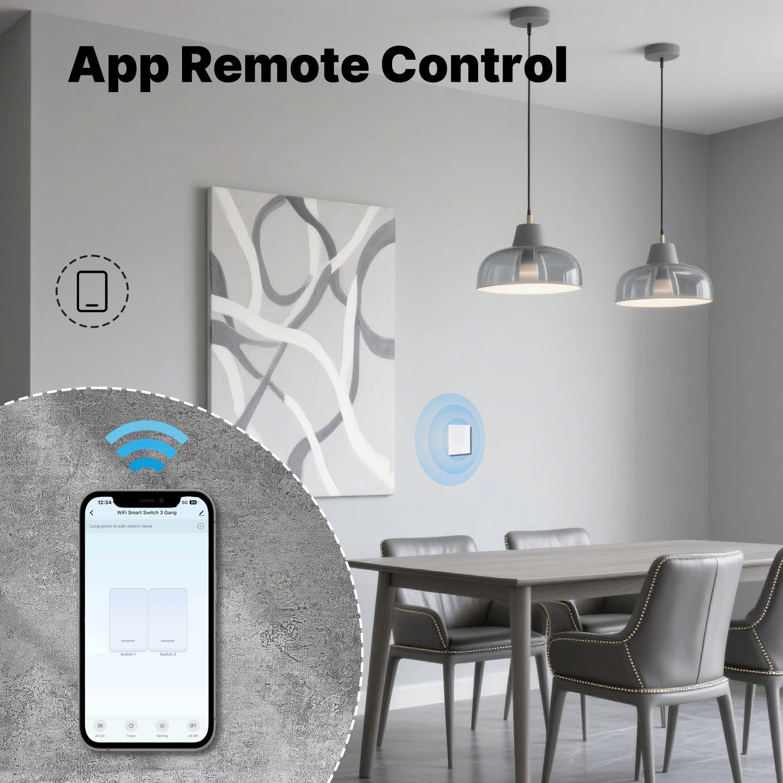 Умный сенсорный выключатель MO – обзор и цена Smart Home Design