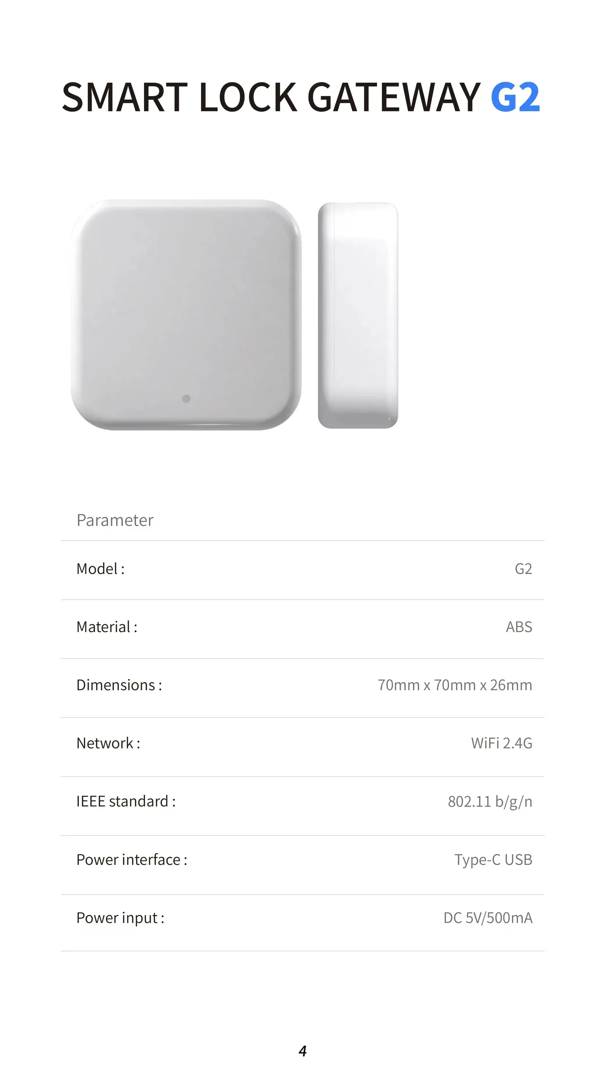 Шлюз TTLOCK G2 G3: Bluetooth-W – обзор и цена Smart Home Wifi Hub