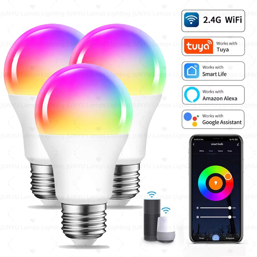 Умная светодиодная лампа RGB с – обзор и цена Smart Home Youtube